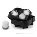 custom square black silicone ice ball making mold